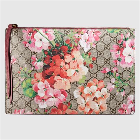 gucci makeup bag floral